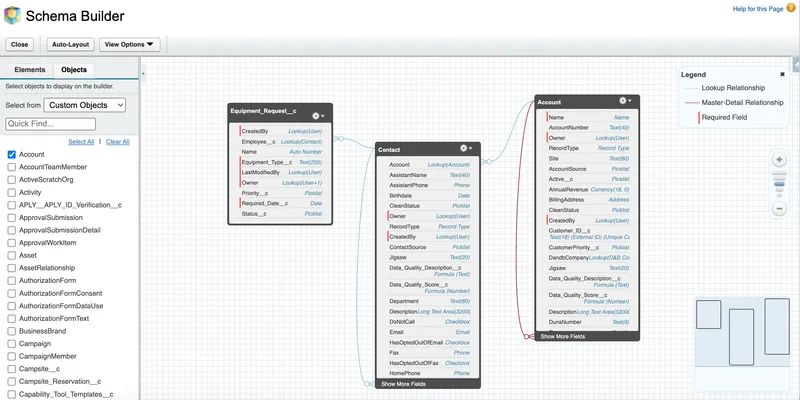 Schema Builder Example
