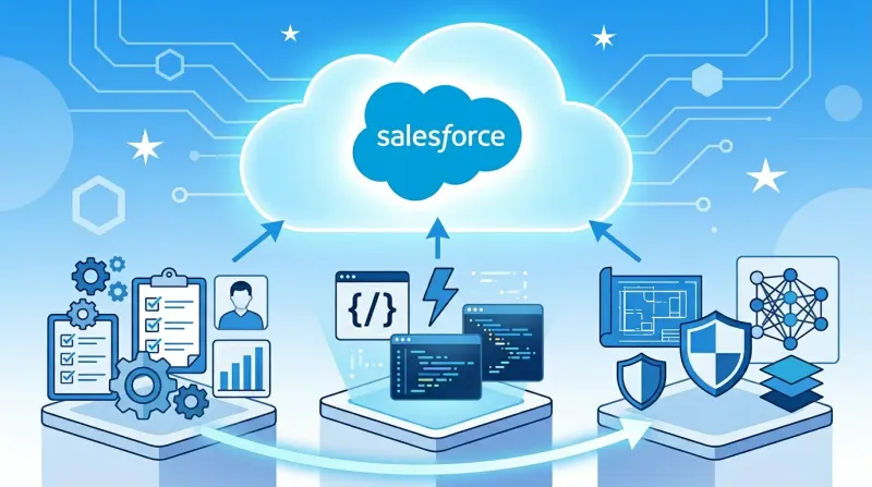 Salesforce roles: admin, developer, and architect